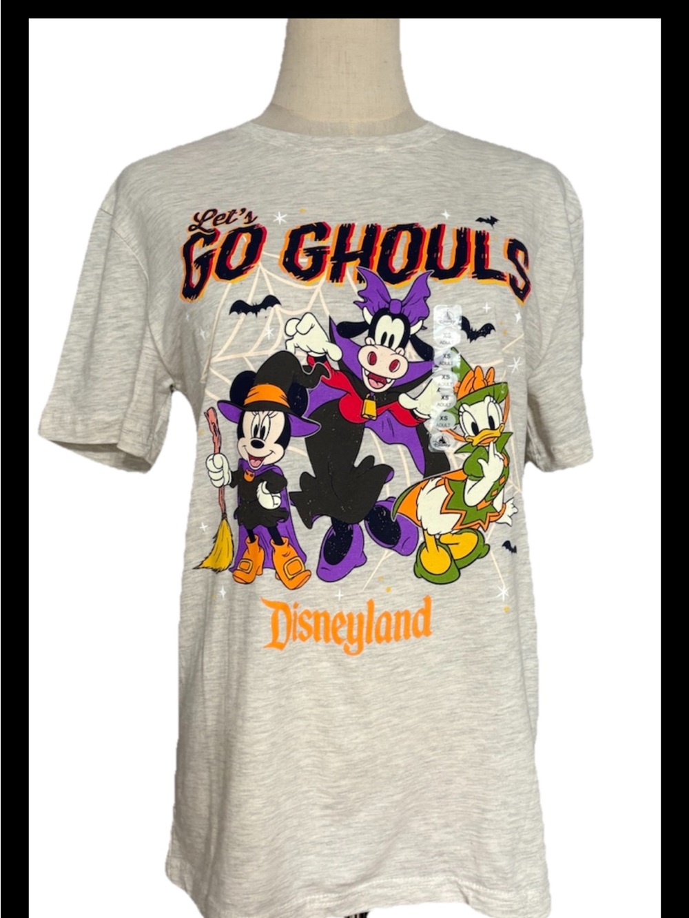 Disney Disneyland small Unisex T-Shirt Halloween Go Ghouls Halloween Merch 2026